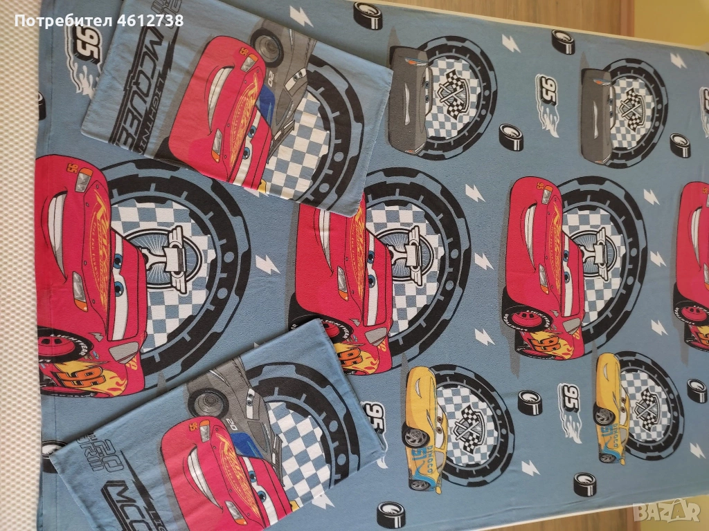 Детски зимен спален комплект „Маккуин светкавицата“, снимка 1