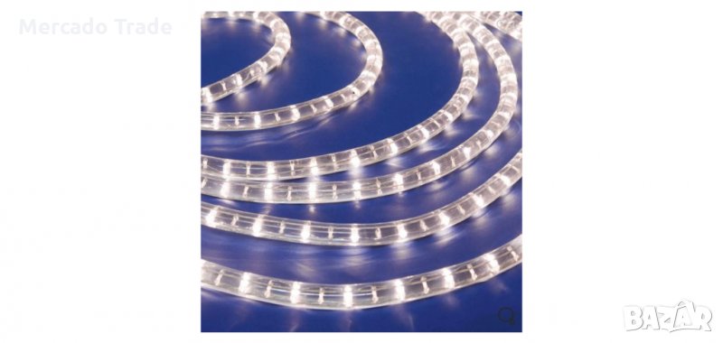 Светещ LED маркуч, Студено - бяла светлина, 7.5м, снимка 1