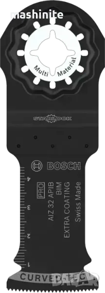 Нож PRO AIZ 32 APIB за многофункционален инструмент, 32 x 50 mm за дърво и метал Bosch, снимка 1