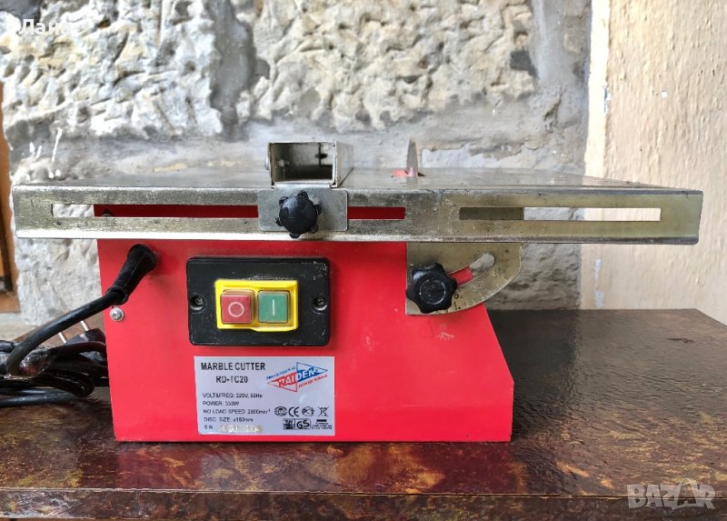 Електрическа машина за рязане на теракот, плочки, мрамор, 550W, снимка 1