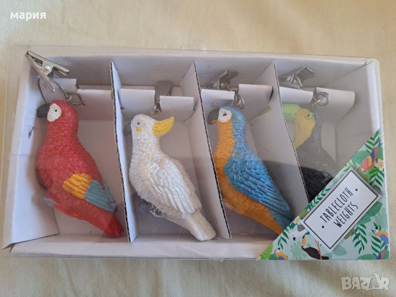 Комплект папагали за декорация, снимка 1