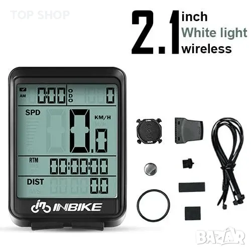 INBIKE безжичен велосипеден компютър, снимка 1