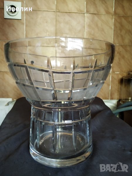 кристална купа арт деко, снимка 1