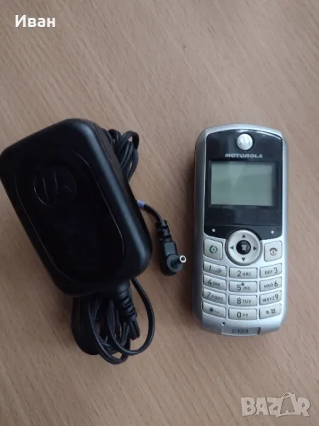 Motorola C 123 със зарядно устройство , снимка 1