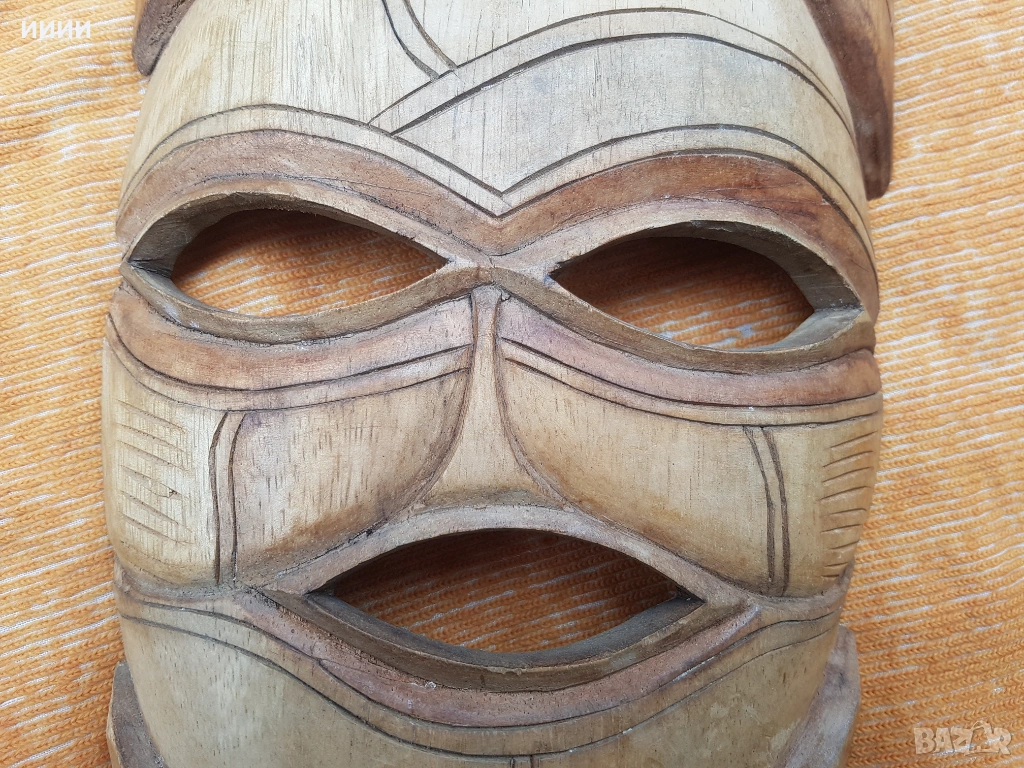 Маска дървена голяма, снимка 1