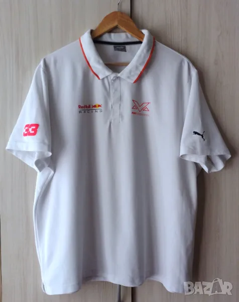 Red Bull F1 Racing Team #33 Max Verstappen / Puma - мъжка поло блуза 2XL, снимка 1