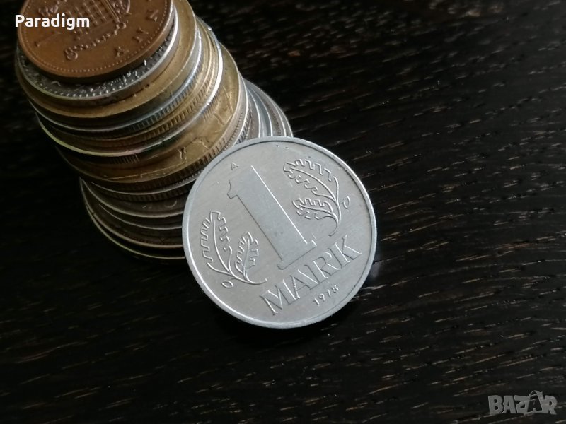 Монета - Германия - 1 марка | 1975г.; серия А, снимка 1