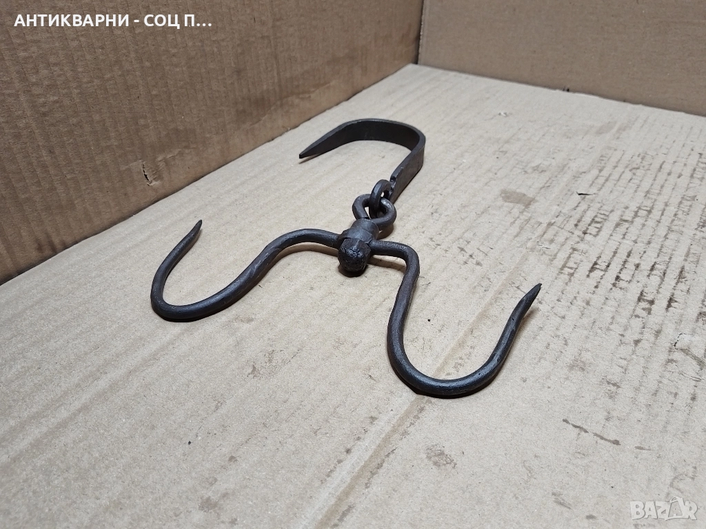 Стар Кован Ченгел За Дране На Животни. , снимка 1