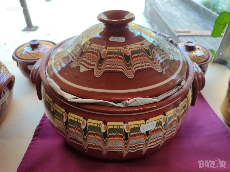 Глинен гювеч 11 литра, снимка 1