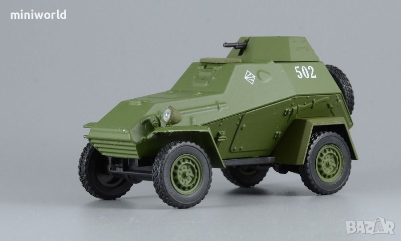 БА-64 военен бронетранспортьор танк СССР 1942 г. - мащаб 1:43 на DeAgostini моделът е нов в блистер, снимка 1