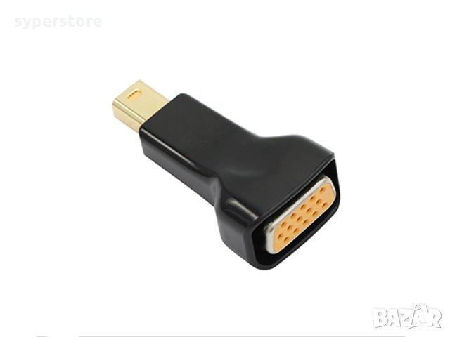 Преходник Адаптер от DP Мъжки към VGA Женски VCom SS001178 Adapter DP-M to VGA F, снимка 1
