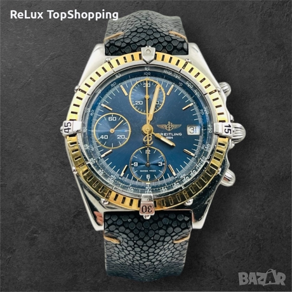 Breitling Chronomat – Steel & 18k Gold Bezel, 39 мм, Automatic 7750, снимка 1