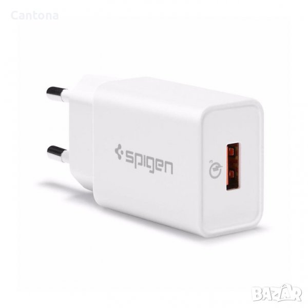 SPIGEN USB бързо зарядно Quick Charge (QC) 3.0, 5VDC-3A/ 9VDC-2A/ 12VDC-1.5A, снимка 1