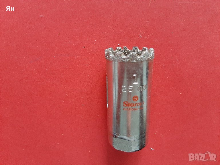 Starrett Диамантена Боркорона за Керамика и Абразивни материали-25мм, снимка 1
