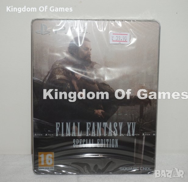 Чисто Нова Фабрично Запечатана Игра за PS4 FINAL FANTASY XV STEELBOOK SPECIAL EDITION, снимка 1