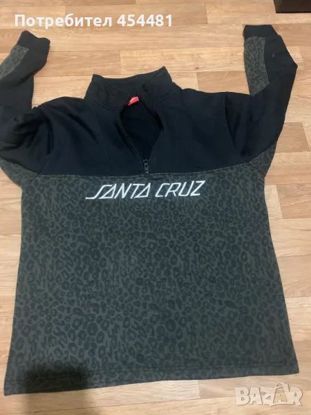 Santa Cruz 1/2 zip fleece men’s sweater, снимка 1
