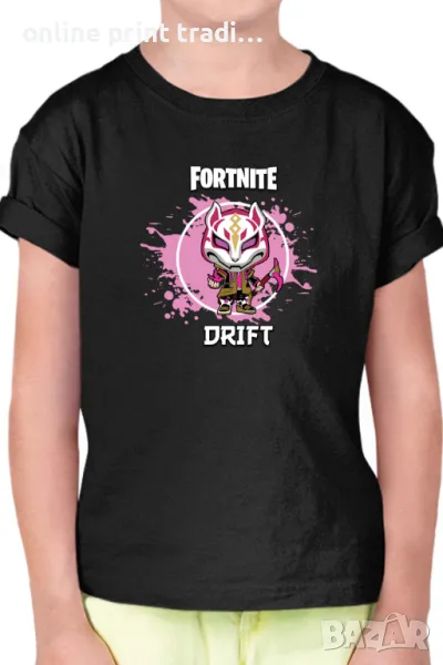 Детска тениска Фортнайт Fortnite Drift, снимка 1
