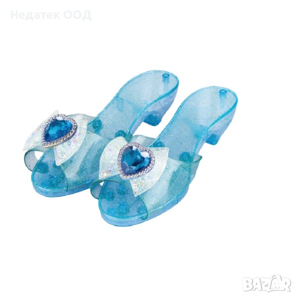  Детски пантофи на принцеса, сини, 6-8 год., снимка 1