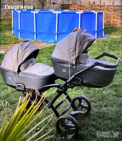 Количка за близнаци ROYAL BABY BG, снимка 1