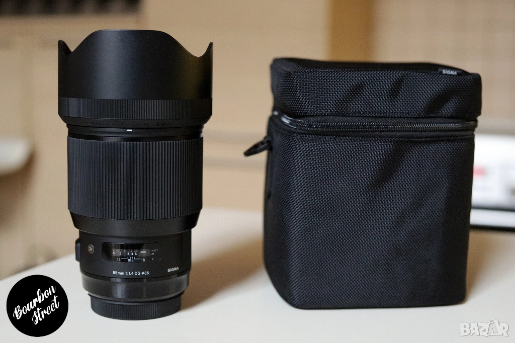 🔥[Canon EF] Sigma 85mm f/1.4 DG HSM Art - Работи отлично и на EOS R с преход, снимка 1