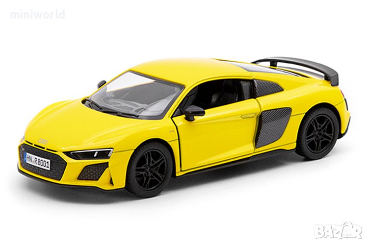 Audi R8 Coupe 2020 - мащаб 1:36 на KiNSmart моделът е нов в кутия, снимка 1