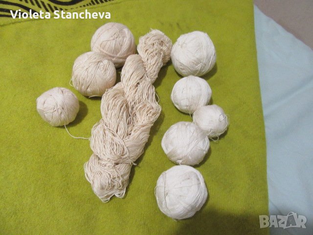 ПАМУЧНИ КОНЦИ ЗА ПЛЕТЕНЕ НА ЕДНА КУКА - 540 грама, снимка 1