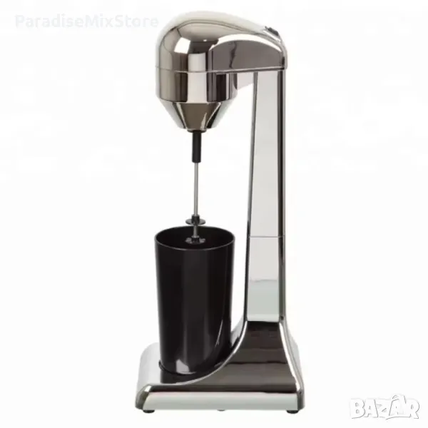 Миксер за фрапе Rosberg Premium, 100W, 450мл.мерителна чаша, Хромирана Миксер за нес кафе на стойка, снимка 1