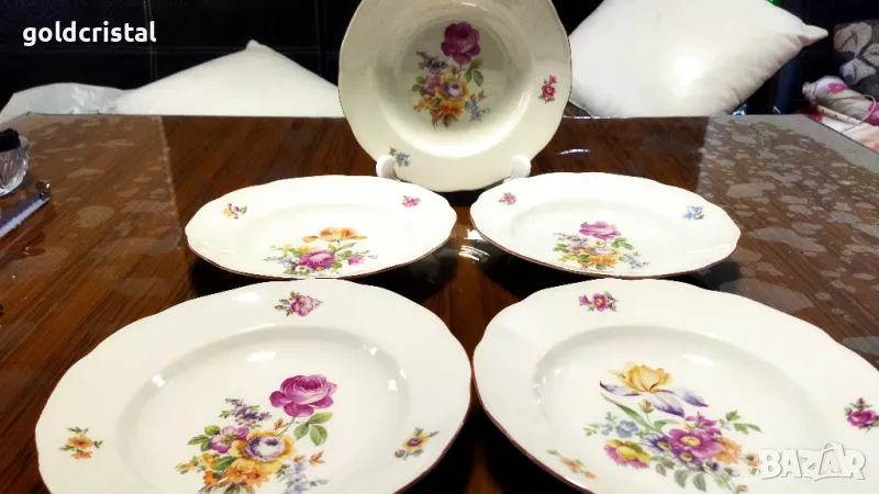 Стар български порцелан чинии , снимка 1