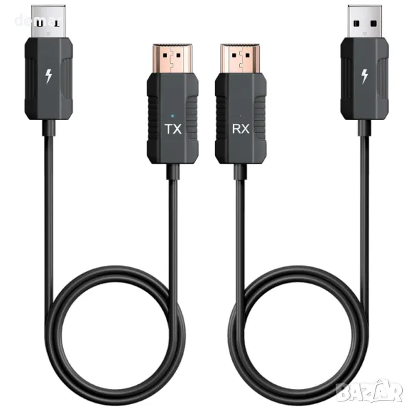 Безжичен HDMI предавател и приемник Uniytriox, 1080P HD HDMI безжично предаване за поточно видео, снимка 1