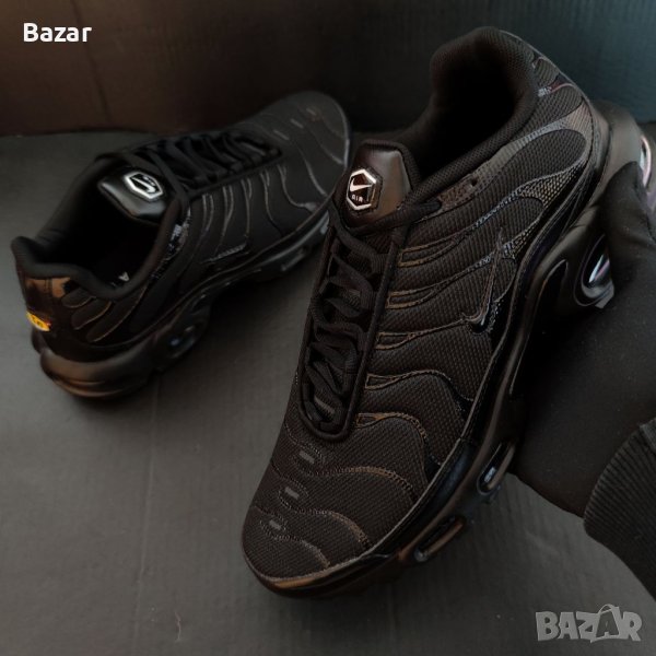 Nike Air Plus TN Ultra Black Нови Черни Мъжки Обувки Маратонки Кецове Размер 43 Номер 27.5см Black S, снимка 1