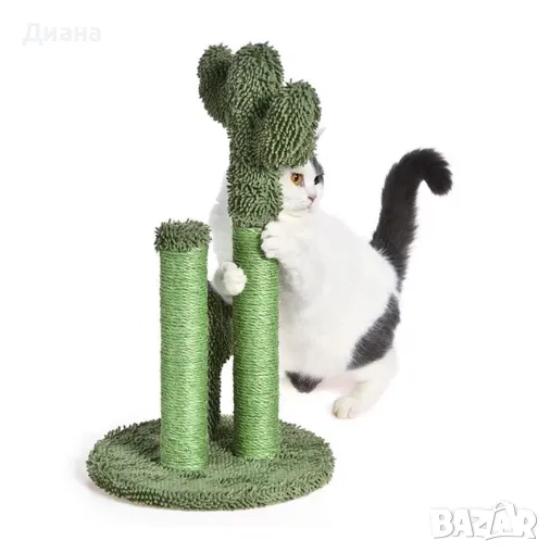 Играчка за котки във форма на кактус за заточване на зъби и нокти, снимка 1