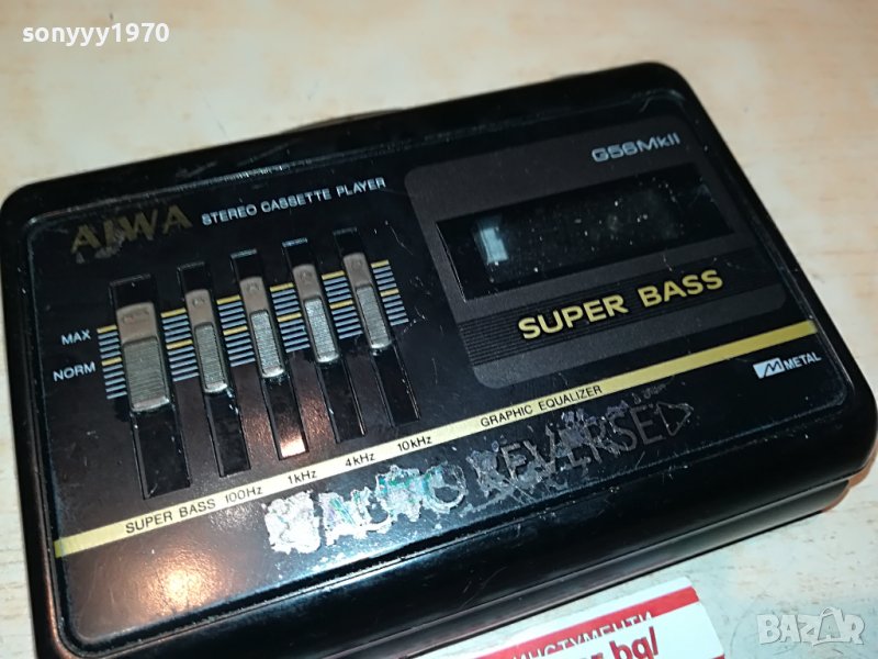 AIWA WALKMAN-REVERSE/EQUALIZER 0609221128, снимка 1