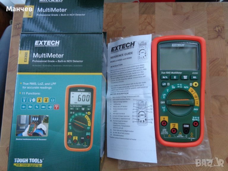 Високо точен мултиметър Extech EX350, снимка 1