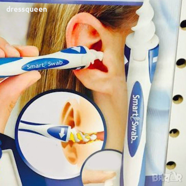 1717 Уред за почистване на уши Smart Swab, снимка 1