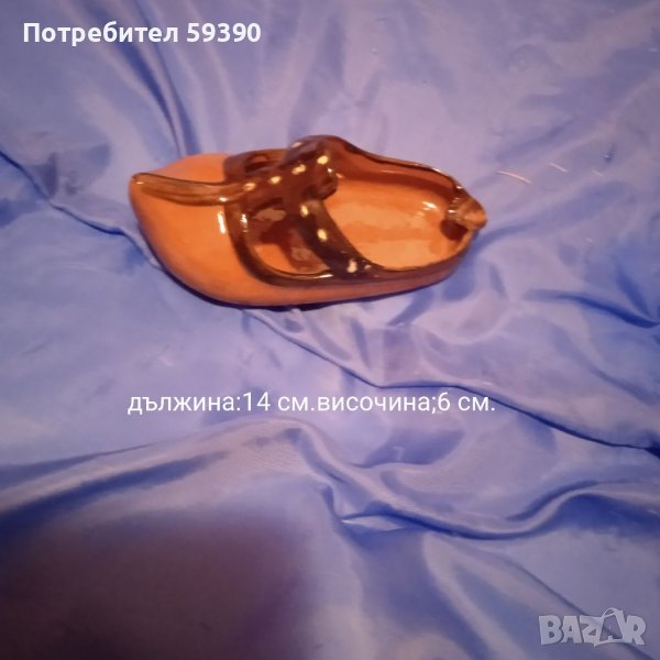 Глинен декоративен пепелник , снимка 1