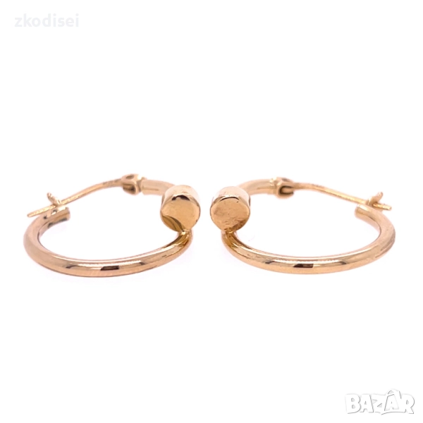 Златни обеци 2,90гр. 14кр. проба:585 модел:33126-2, снимка 1