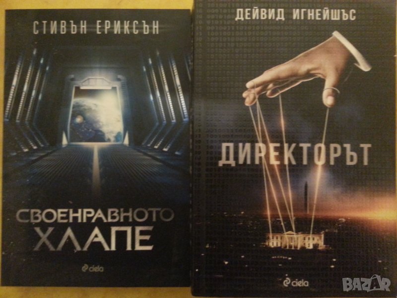 Своенравното хлапе  /  Директорът - 2 книги: фентази и трилър, от 2016 г. отлични, снимка 1