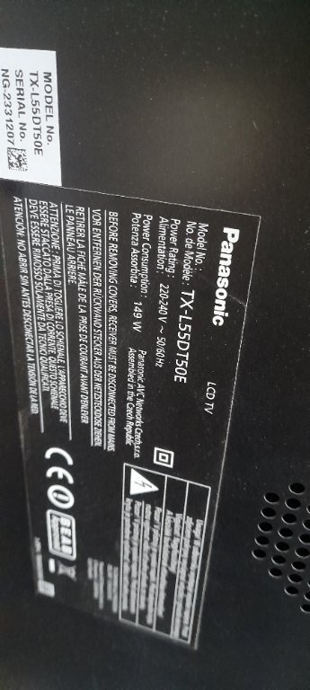 Carte D'alimentation Panasonic TX-L55DT50E – PSU Neuve, Pièce D'origine