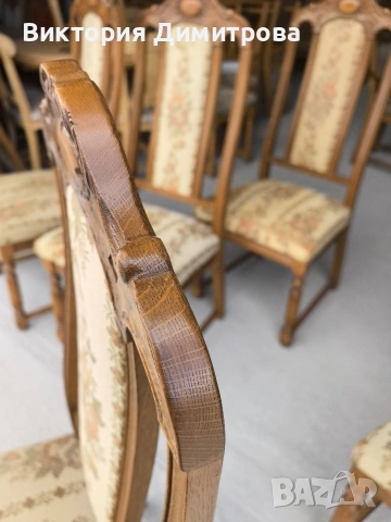 Комплект от 6 трапезни стола , снимка 6 - Столове - 54058815