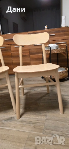 Дървен стол - IKEA RONNINGE, снимка 2 - Столове - 54337043