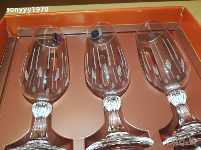 germany made-kristallglase x6 внос germany 0202230825, снимка 6 - Колекции - 39523454