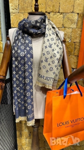 шалове louis vuitton burberry hermes , снимка 4 - Шалове - 52022979