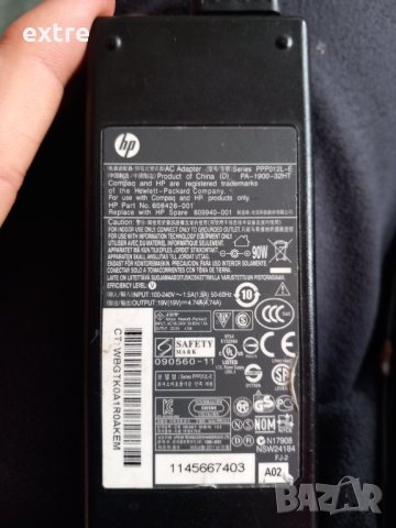 оригинално зарядно HP Output: 19V,4.74A 608428-003 609940-001 19V 4.74A 90w