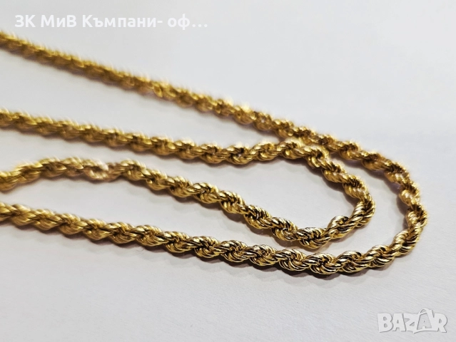 Златен синджир 12.06гр 05342-25, снимка 3 - Колиета, медальони, синджири - 51975179