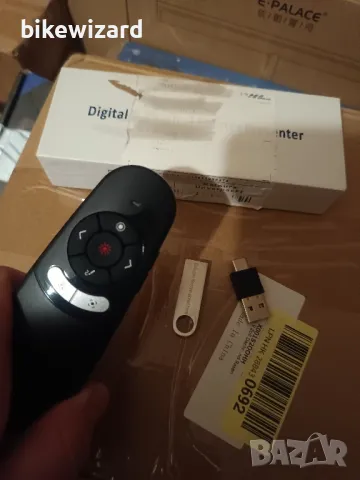 Powerpoint USB C презентатор безжичен 2,4 GHz НОВ, снимка 3 - Друга електроника - 49104836