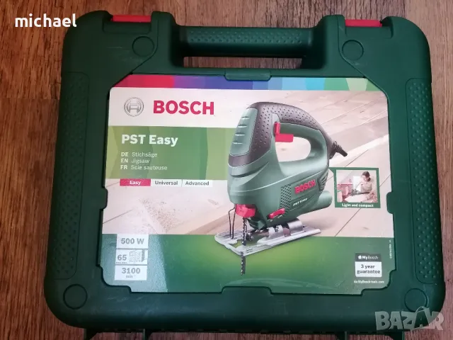 Прободен трион Bosch PST Easy 500 W с куфар, снимка 2 - Други инструменти - 47913269