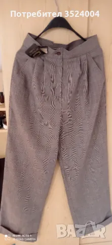 Нов кариран панталон с етикета 
