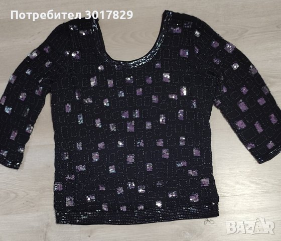 Блузка с пайети и мъниста , снимка 1