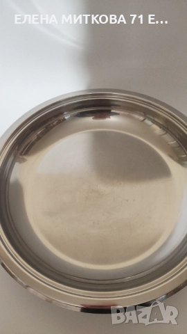 Много голям и масивен марков немски тиган от неръждаема стомана с двойно дъно, снимка 5 - Съдове за готвене - 51826936