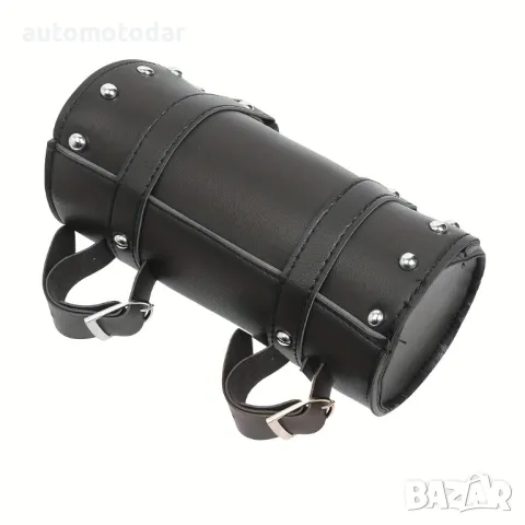 Кожена мото чанта за кормило, снимка 5 - Аксесоари и консумативи - 49850511